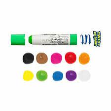 Crayons gel Carioca Temperello Tissus 10 couleurs