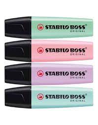 Surligneur Stabilo Boss Pastel assortiment