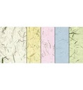 Papier bambou assortiment 5 feuilles 35g/m2, 23 x 33cm