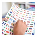 Discovery Sticker «Les Drapeaux du Monde»