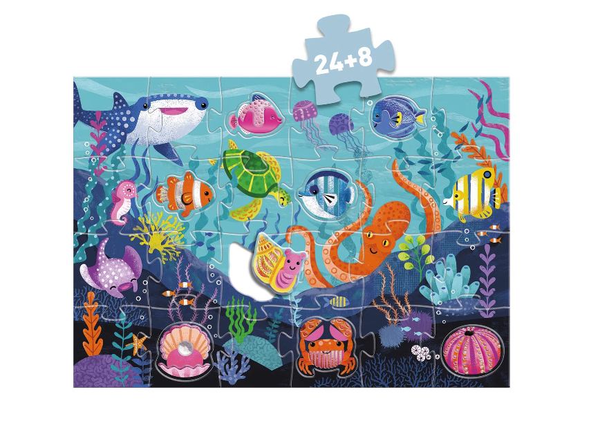 Puzzle Tactilo mer, 32 pièces