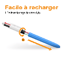 Stylos Bic 4 couleurs (12 pièces)