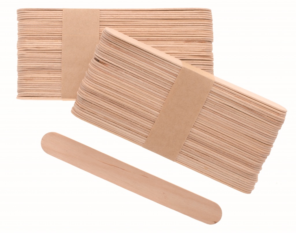 Spatules en bois 15 cm (80 pces)