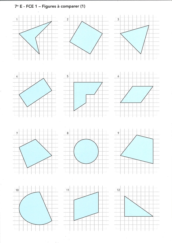 Mathématiques 7e fiches cartonnées prédécoupées élève (CATARO 022940)