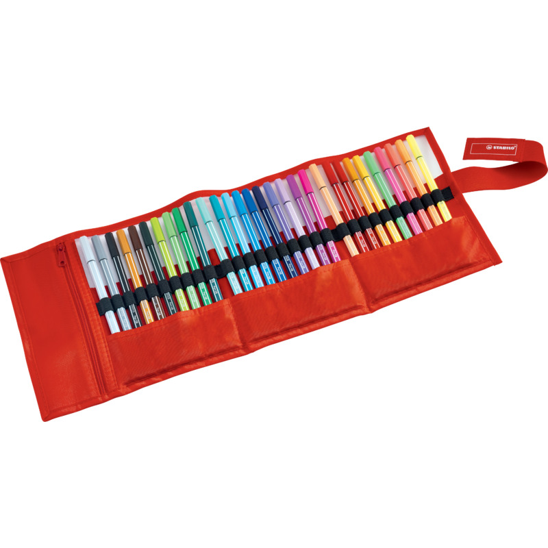 Feutres Stabilo Pen 68, Rollerset de 30 couleurs