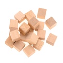 Cubes en bois 15 mm (72 pces)