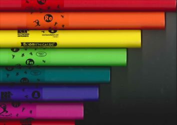 Tubes à sons «Boomwhackers» soprano diationique lot de 8 notes