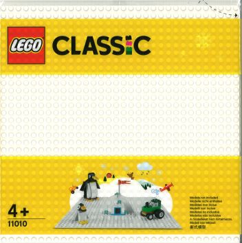 Lego® Grundplatte weiss 25 x 25 cm