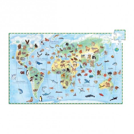 Puzzle «Les animaux du monde»