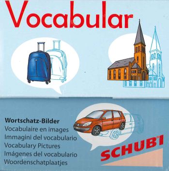 Vocabular «véhicules, circulation, bâtiments» boîte à image