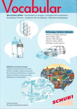 Vocabular fiches d'activités «véhicules, circulation, bâtiments»