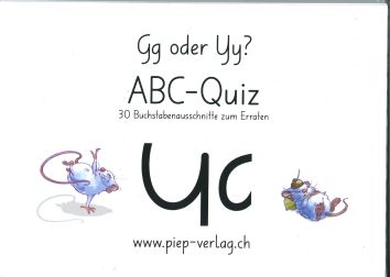 Kleines Buchstaben-Quiz (Piep Verlag)