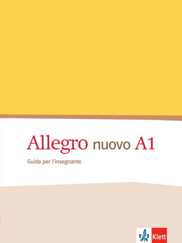 Allegro nuovo A1, Guida per l'insegnante