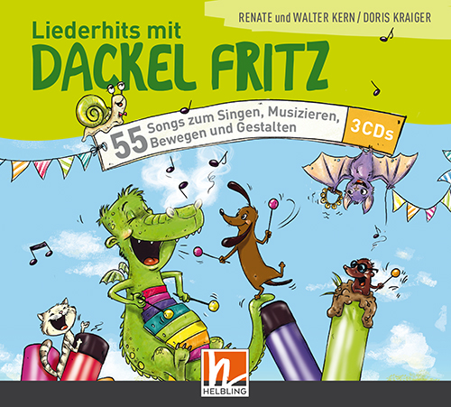 Liederhits mit Dackel Fritz 3 Audio-CDs