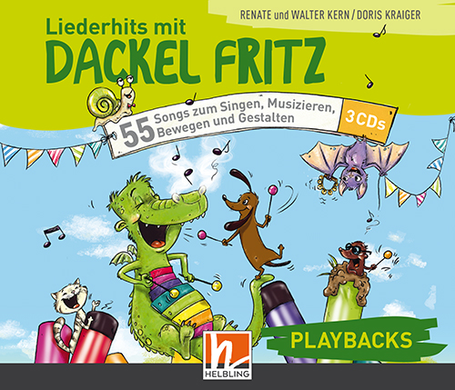 Liederhits mit Dackel Fritz 3 Playback-CDs