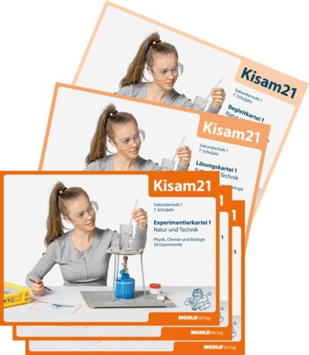 Kisam 21 - Experimentierkartei 1, Schulbundle (8 Experimentierkarteien, 1 Lösungskartei,
1 Begleitkartei)