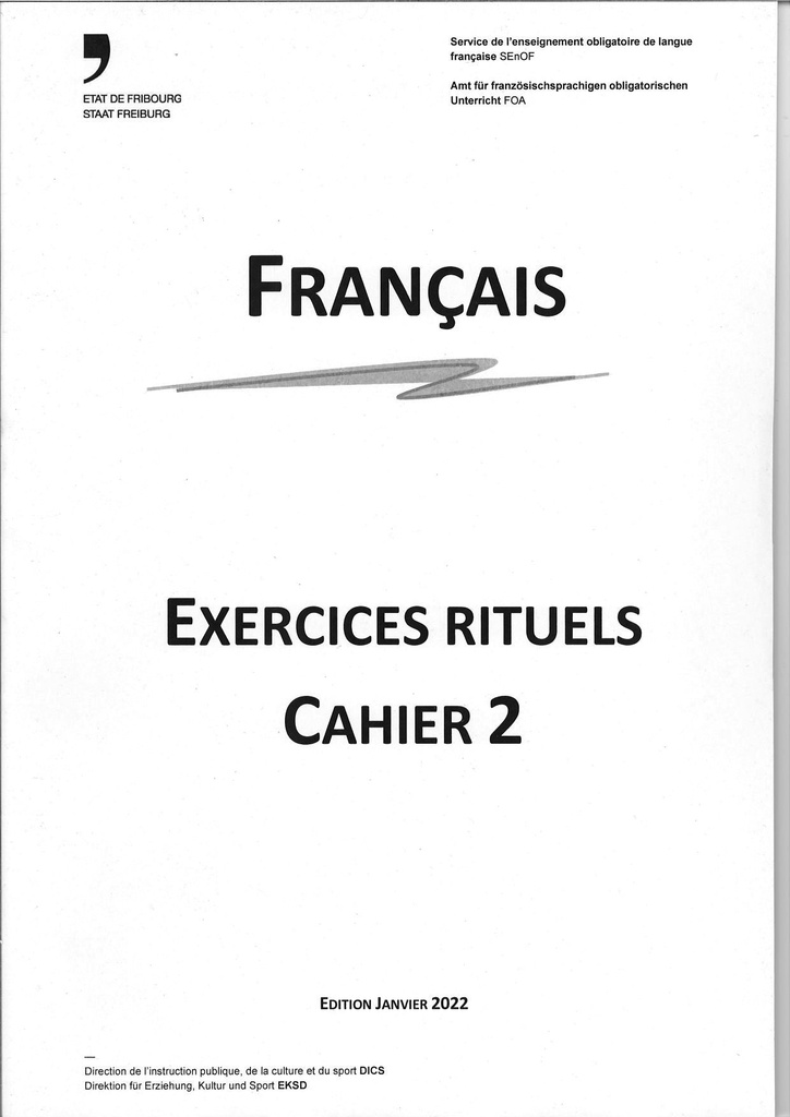 Exercices rituels de français 10e G 