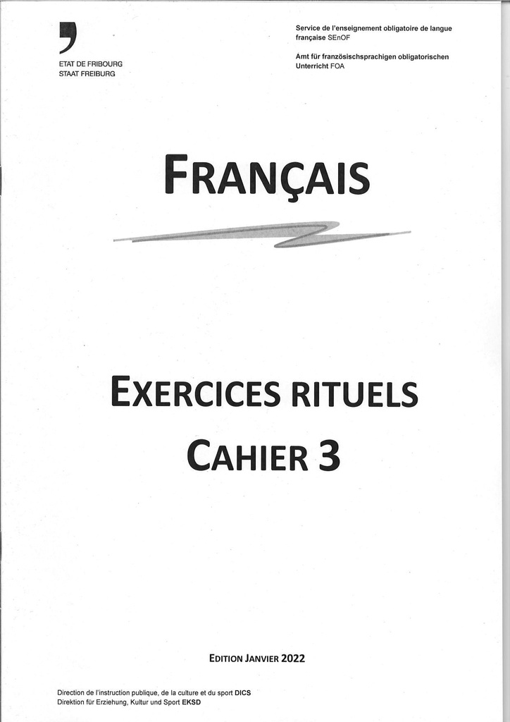 Exercices rituels de français 11e G