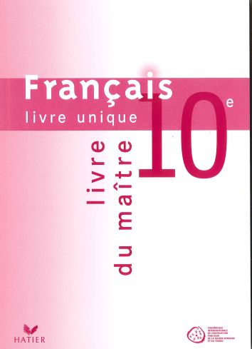 Français Livre unique 10e Harmos maître (CATARO 010874)