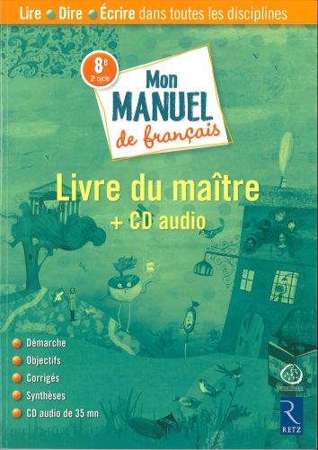 Mon manuel de français 8e maître (CATARO 010906)