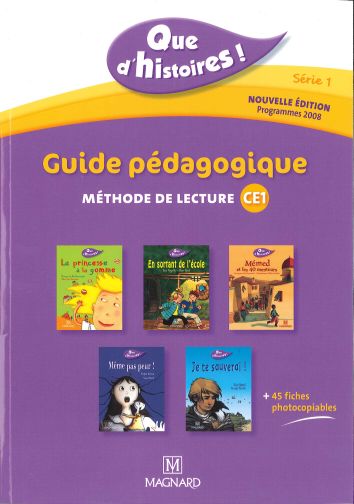 Que d'histoires CE1 ! guide pédagogique série 1 (CATARO 011162)