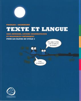 Texte et Langue Memento de français 6-8H (CATARO 011259)