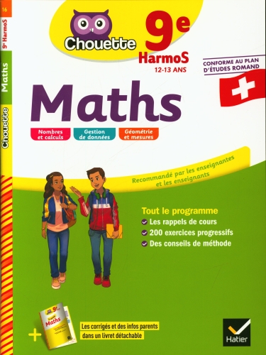 Chouette: Maths 9e HarmoS (12 - 13 ans)