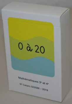 Mathématiques 3e Jeu de cartes Nombres 0-20 (CATARO 022588)