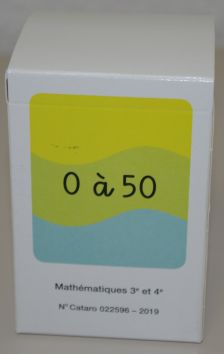 Mathématiques 3e Jeu de Jeu cartes Nombres 0-50 (CATARO 022596)