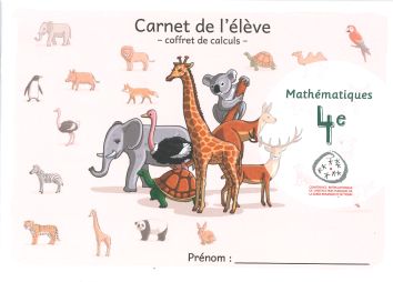 Mathématiques 4e carnet calculs/élève