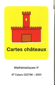 Mathématiques 4e Jeu de cartes "Les châteaux" (CATARO 022796)