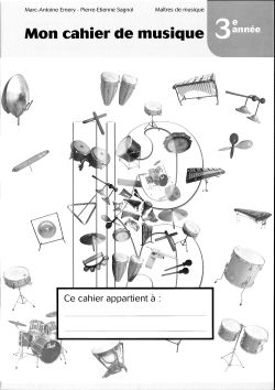 Musique 3e année du CO - cahier