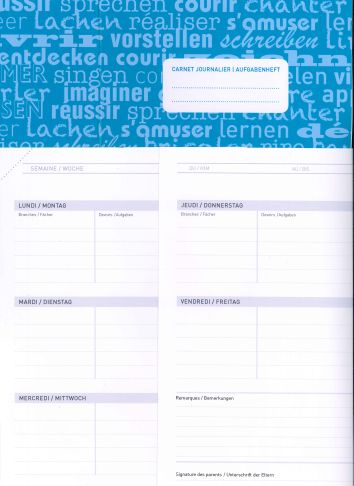 Carnet journalier