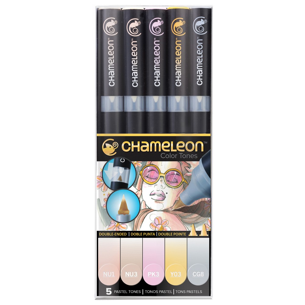 Feutres Chameleon 5 couleurs