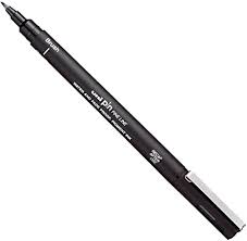 Fineliner Uni-ball PIN Brush noir