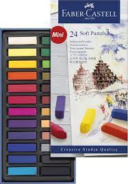 Mini Pastels tendres Faber-Castell, Creative Studio, 24 couleurs