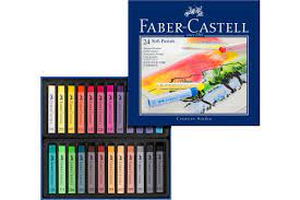 Pastels tendres Faber-Castell, Creative Studio, 24 couleurs