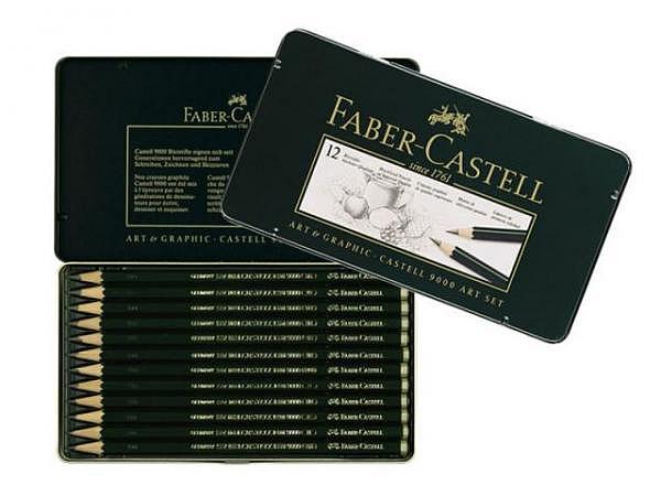 Bleistift Faber-Castell 9000, Schachtel