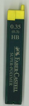 Mines polymer 0,35 mm 2H  (12 pces)
