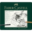 Reiss- und Zeichenkohle PITT Faber-Castell, inkl. Zubehör, Set 24 Stück
Faber-Castell, Sortiment 24 Stück