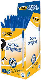 Stylo à bille Bic Cristal emballage 50 pièces