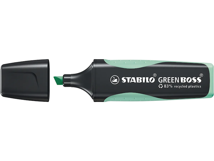 Surligneur Stabilo Green Boss Pastel 