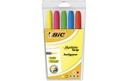 Surligneur Bic, 5 couleurs fluo