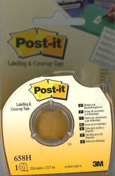 Korrektur- und Beschriftungsband Post-it 658 25.4 mm x 17.7 m