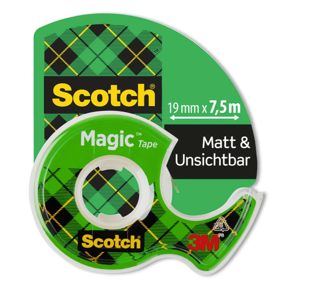 Scotch Handabroller Magic Tape 19 mm x 7.5 m