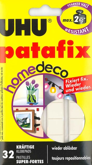 Klebepads Uhu patafix homedeco (32 Stück)