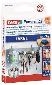 Powerstrips® tesa 10 étiquettes larges