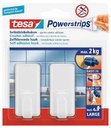 Powerstrips® Tesa 2 crochets et 4 étiquettes 