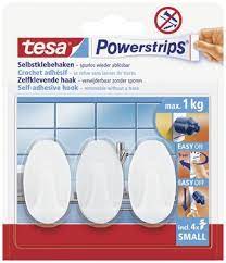 Powerstrips® tesa 3 crochets et 4 étiquettes small