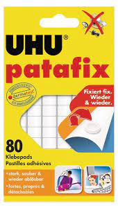 Klebepads 10x10 mm UHU tac patafix (80 Stk.)